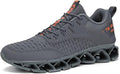Vooncosir Men's Fashion Sneakers Breathable Mesh Running Shoes Blade Non Slip Soft Sole Casual Athletic Walking Shoes