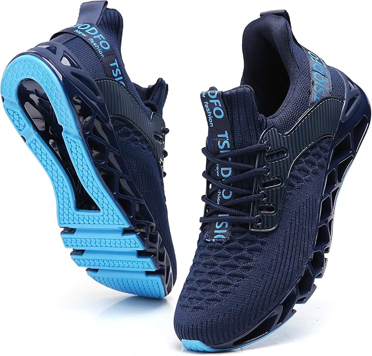 TSIODFO Men Sneakers Fashion Sport Running Athletic Tennis Walking Shoes