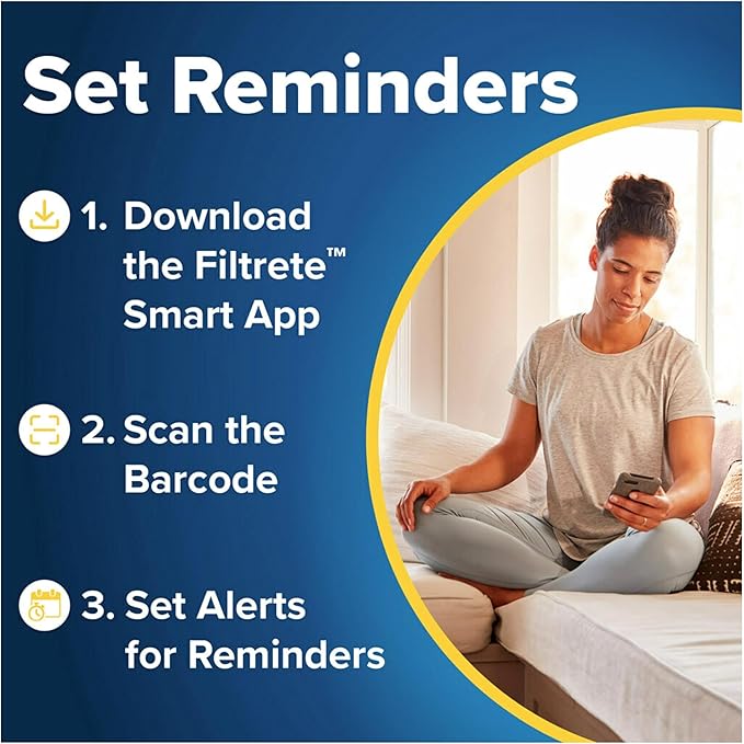 Filtrete 16x30x1 AC Furnace Air Filter, MERV 11, MPR 1000, Micro Allergen Defense, 3-Month Pleated 1-Inch Electrostatic Air Cleaning Filter, 4 Pack (Actual Size 4-Pack 29.813x15.813x0.656 in)