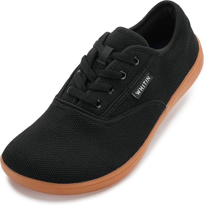 WHITIN Men's Wide Minimalist Barefoot Sneakers | Zero Drop Sole | Optimal Relaxation