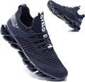 Vooncosir Men's Fashion Sneakers Breathable Mesh Running Shoes Blade Non Slip Soft Sole Casual Athletic Walking Shoes