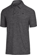 Three Sixty Six Golf Shirts for Men - Dry Fit Short-Sleeve Polo, Athletic Casual Collared T-Shirt