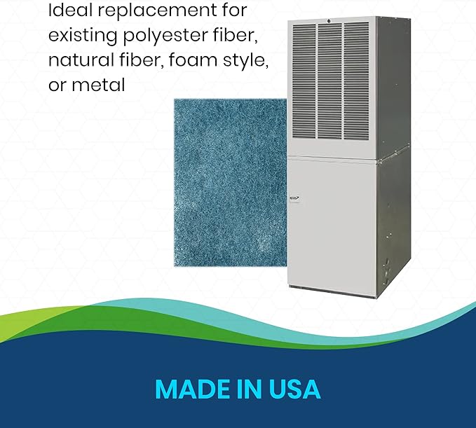 Polyester Washable Fiber Furnace Door Filter for Mobile, Manufactured and Modular Homes (14 x 20)
