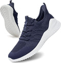 Mens Slip On Running Shoes Athletic Walking Trainers Lightweight Breathable Mesh Tennis Sneakers