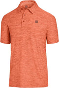 Three Sixty Six Golf Shirts for Men - Dry Fit Short-Sleeve Polo, Athletic Casual Collared T-Shirt