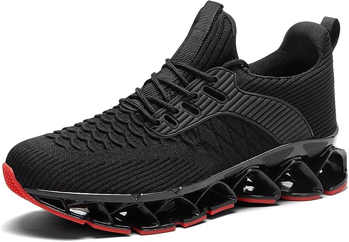 Mens Slip on Walking Running Shoes Blade Tennis Casual Fashion Sneakers Comfort Non Slip Work Sport Athletic Trainer
