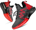 WETIKE Boy's Shoes Mesh Slip on Lightweight Running Sneakers