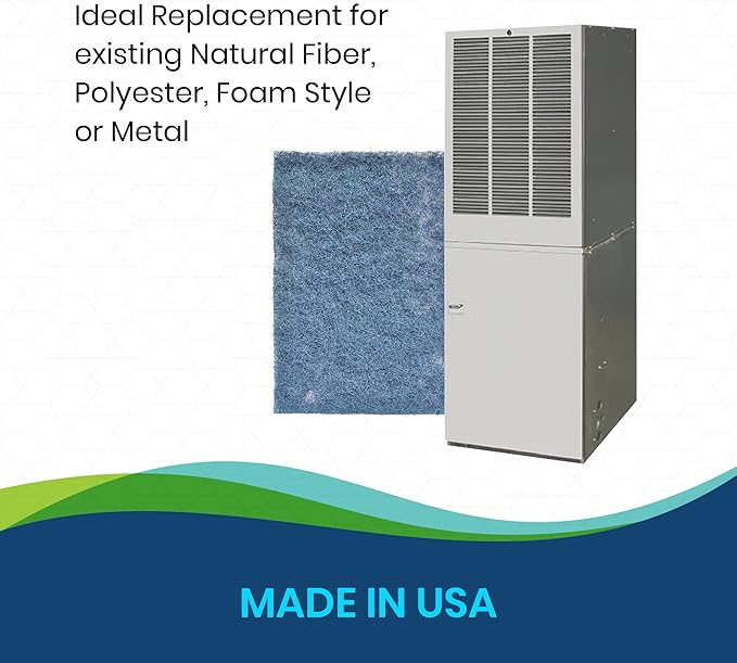 Natural Fiber Hog Hair Furnace Door Filter for Mobile, Manufactured and Modular Homes (19-1/2 x 21-3/4)