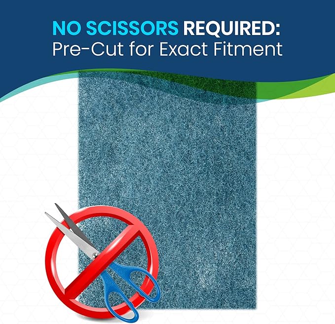 Polyester Washable Fiber Furnace Door Filter for Mobile, Manufactured and Modular Homes (14 x 20)