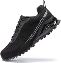 Kricely Men's Trail Running Shoes Fashion Walking Hiking Sneakers for Men Tennis Cross Training Shoe Outdoor Snearker Mens Casual Workout Footwear
