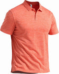Pioneer Camp Men's Golf Shirt UPF 50+ Quick Dry Polo Shirts Short Sleeve Moisture Wicking Performance Tees Collar Work Shirts