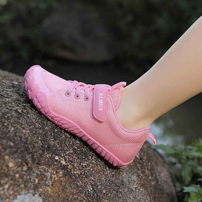 KUBUA Kids Barefoot Shoes Boys Girls Sneakers Naturally Splay Shoes Toddler Little Big Kid