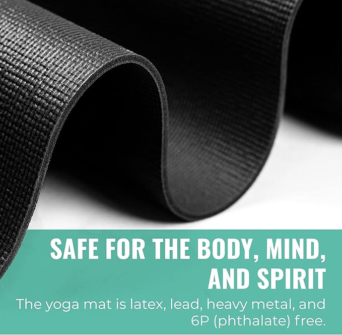 Elevate Yoga Mats, 10 Pack, 72" Long x 24" Wide, 4 mm Thick, Non-Slip and Easy to Clean Gym Mats for Schools and Studios