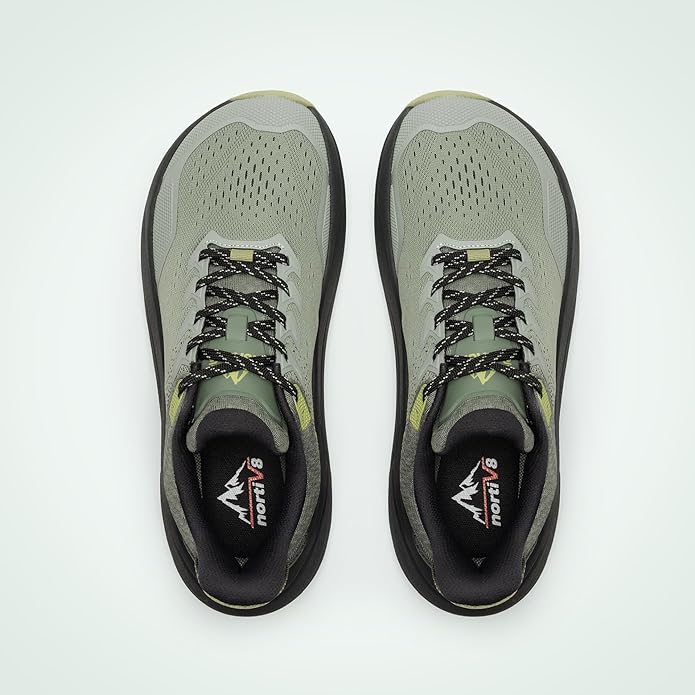NORTIV 8 Men's Wide Toe Box Trail Running Shoes Cushion Walking Barefoot Tennis Workout Gym Cross Training Shoe Fashion Sneakers for Plantar Fasciitis Bunion