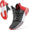 WETIKE Boy's Shoes Mesh Slip on Lightweight Running Sneakers