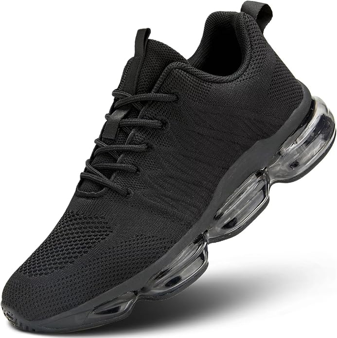 Men's Air Cushion Running Shoes Breathable Tennis Fashion Sneakers Non Slip Workout Casual Sport Shoes Gym Training Comfortable Walking Shoes