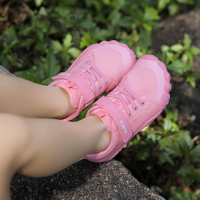 KUBUA Kids Barefoot Shoes Boys Girls Sneakers Naturally Splay Shoes Toddler Little Big Kid
