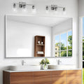 Silver Bathroom Mirror,60x36 inch Wall Mirror for Bathroom Wall Mounted,Large Rectangle Mirror for Bathroom Over Sink,Modern Metal Frame for Living Room,Bedroom Entryway,Horizontal/Vertical