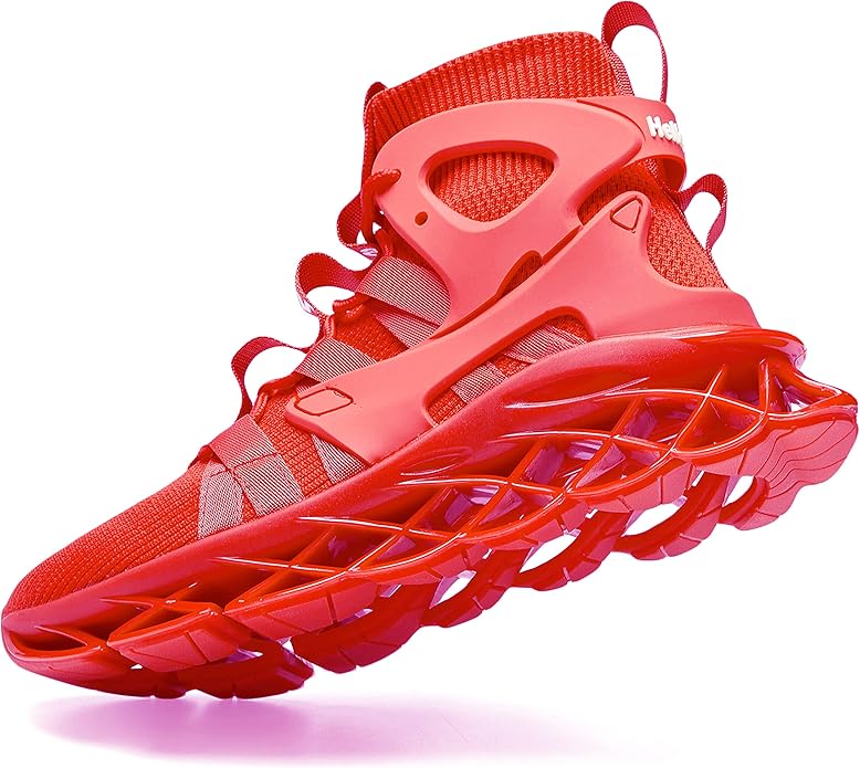 Hello MrLin Men's Running Shoes Non Slip Athletic Tennis Walking Blade Type Sneakers Hip Hop