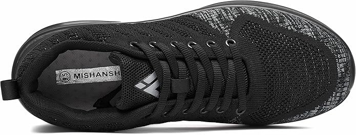 Mishansha Running Shoes for Men Sneakers Air Cushion Walking Shoes Comfortable Tennis Shoes Breathable Trail Running Shoes US Men 7.5-15