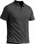 Pioneer Camp Men's Golf Shirt UPF 50+ Quick Dry Polo Shirts Short Sleeve Moisture Wicking Performance Tees Collar Work Shirts