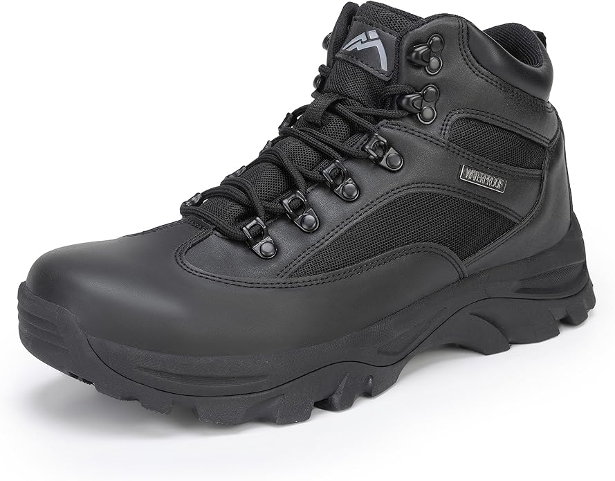 CC-Los Men's Waterproof Hiking Boots Outdoor Relaxed Fit Lightweight Size 7-13.5