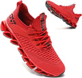 Vooncosir Men's Fashion Sneakers Breathable Mesh Running Shoes Blade Non Slip Soft Sole Casual Athletic Walking Shoes