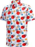 WARHORSEE Golf Polo Shirts for Men Short Sleeve Wrinkle Free 4 Way Stretch Moisture Wicking Performance Collared Tshirts