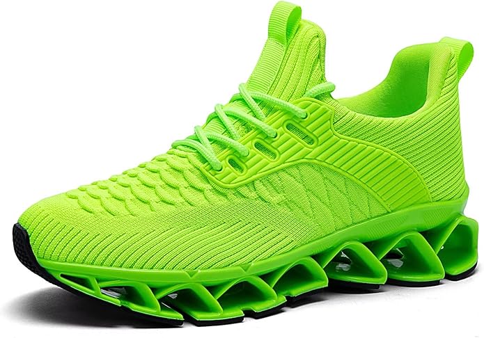 Mens Slip on Walking Running Shoes Blade Tennis Casual Fashion Sneakers Comfort Non Slip Work Sport Athletic Trainer