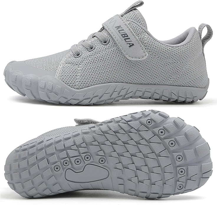 KUBUA Kids Barefoot Shoes Boys Girls Sneakers Naturally Splay Shoes Toddler Little Big Kid