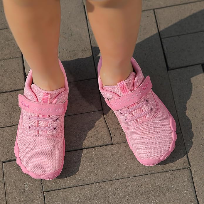 KUBUA Kids Barefoot Shoes Boys Girls Sneakers Naturally Splay Shoes Toddler Little Big Kid