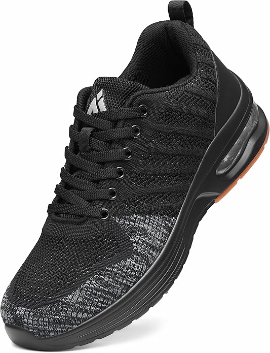 Mishansha Running Shoes for Men Sneakers Air Cushion Walking Shoes Comfortable Tennis Shoes Breathable Trail Running Shoes US Men 7.5-15