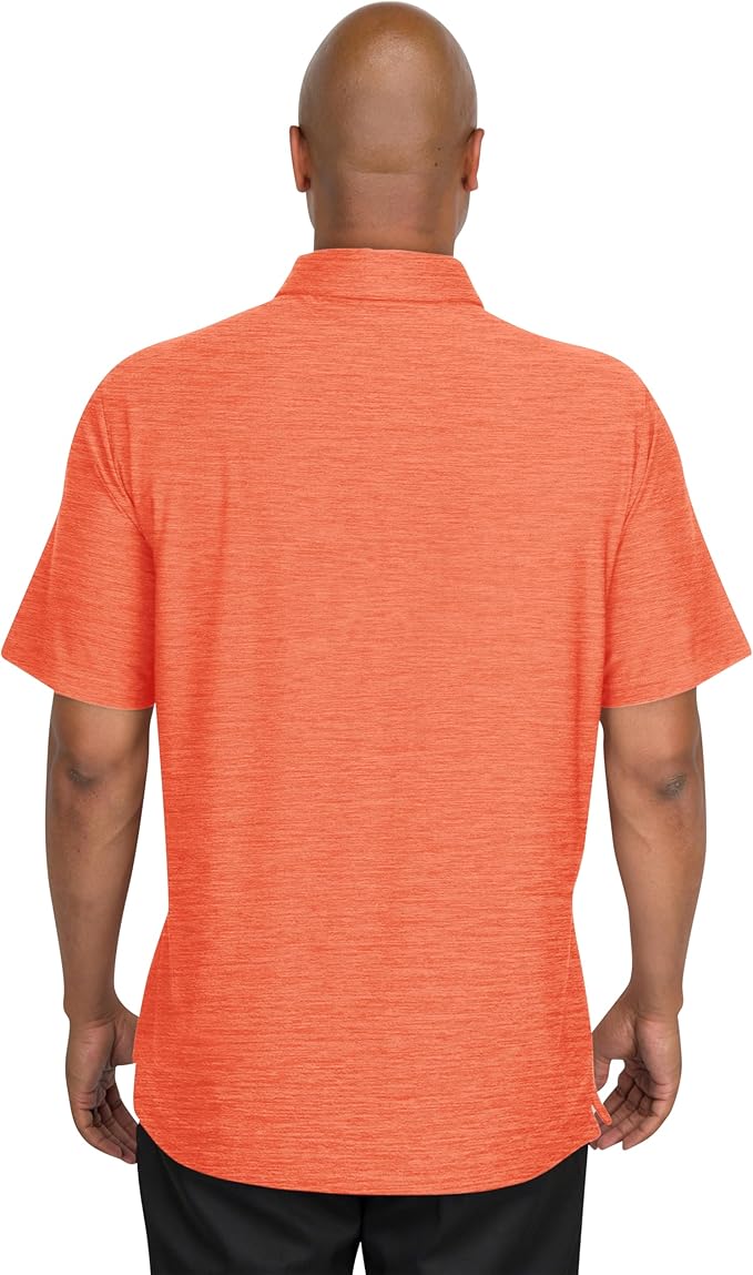 Three Sixty Six Golf Shirts for Men - Dry Fit Short-Sleeve Polo, Athletic Casual Collared T-Shirt