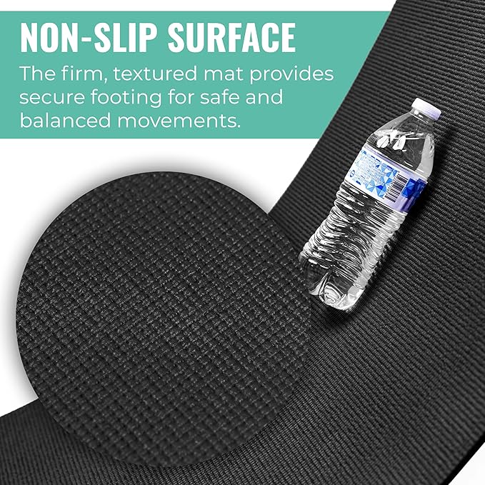Elevate Yoga Mats, 10 Pack, 72" Long x 24" Wide, 4 mm Thick, Non-Slip and Easy to Clean Gym Mats for Schools and Studios