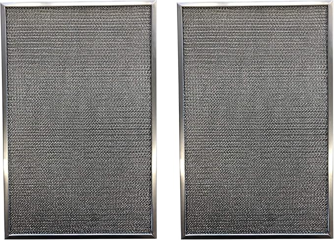 Filter Everything Replacement Aluminum Pre/Post Filter Compatible with Trion Air Cleaners HE1400, MAX5-1400, IAQ1400, AirBear – 12-1/2” x 16” x 3/8” – 2-Pack