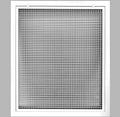 HVAC Premium 20" x 24" Cube Core Eggcrate Return Air Filter Grille for 1" Filter - Aluminum - White [Outer Dimensions: 22.5" x 26.5"]