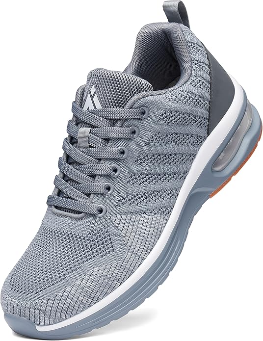 Mishansha Running Shoes for Men Sneakers Air Cushion Walking Shoes Comfortable Tennis Shoes Breathable Trail Running Shoes US Men 7.5-15