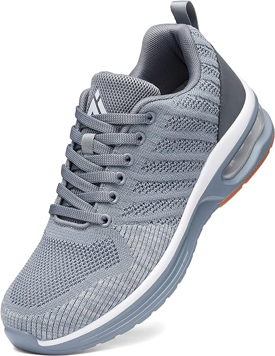 Mishansha Running Shoes for Men Sneakers Air Cushion Walking Shoes Comfortable Tennis Shoes Breathable Trail Running Shoes US Men 7.5-15