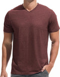VEIISAR Premium V Neck T Shirts for Men - Modern Fitted Tees Vneck Undershirts
