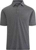 WARHORSEE Golf Polo Shirts for Men Short Sleeve Wrinkle Free 4 Way Stretch Moisture Wicking Performance Collared Tshirts