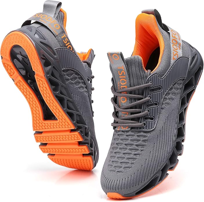 TSIODFO Men Sneakers Fashion Sport Running Athletic Tennis Walking Shoes