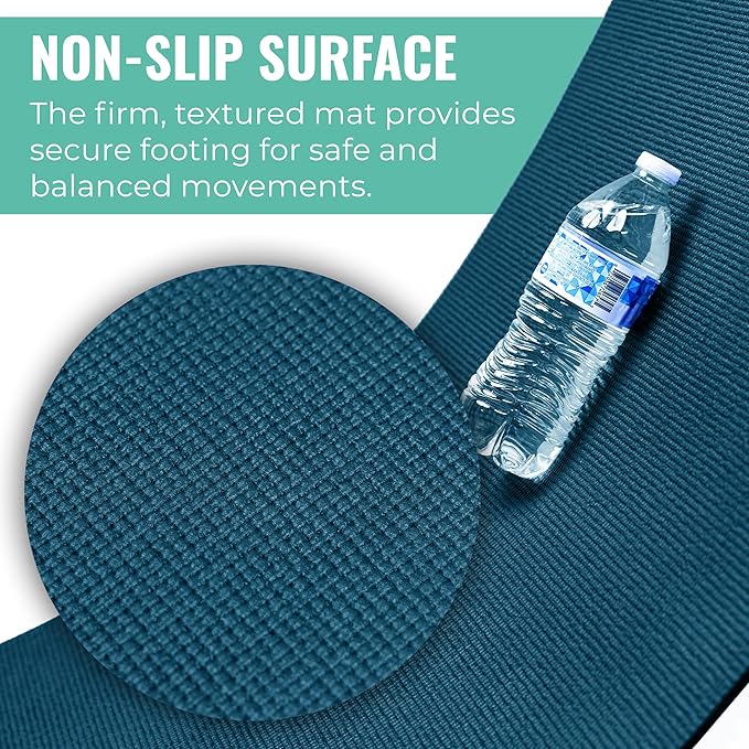 Elevate Yoga Mats, 10 Pack, 72" Long x 24" Wide, 4 mm Thick, Non-Slip and Easy to Clean Gym Mats for Schools and Studios