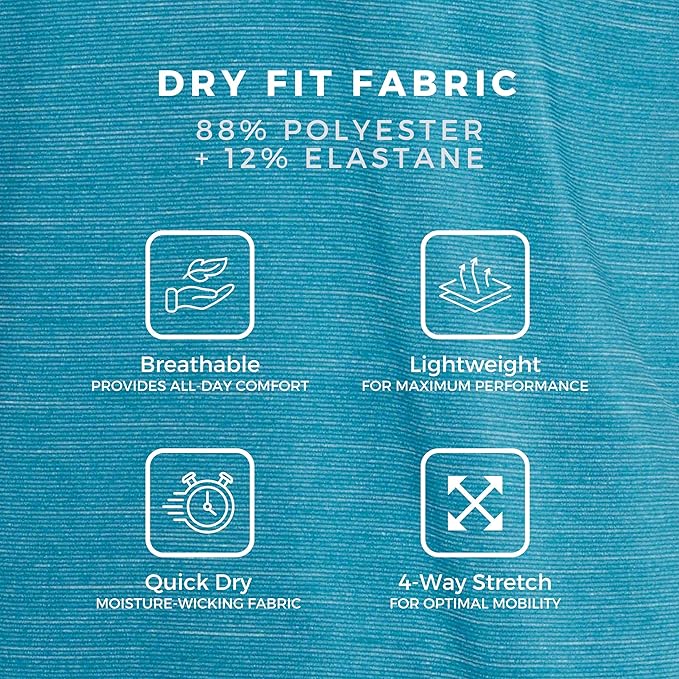 Three Sixty Six Golf Shirts for Men - Dry Fit Short-Sleeve Polo, Athletic Casual Collared T-Shirt